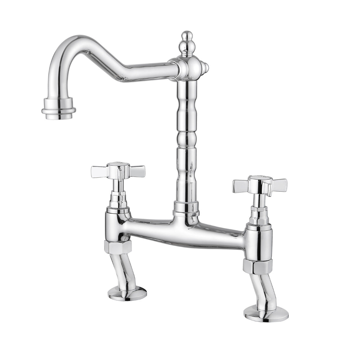 JassferryJASSFERRY Kitchen Tap 2 Hole Mixer Tap with Swivel Spout Traditional RenaissanceKitchen taps