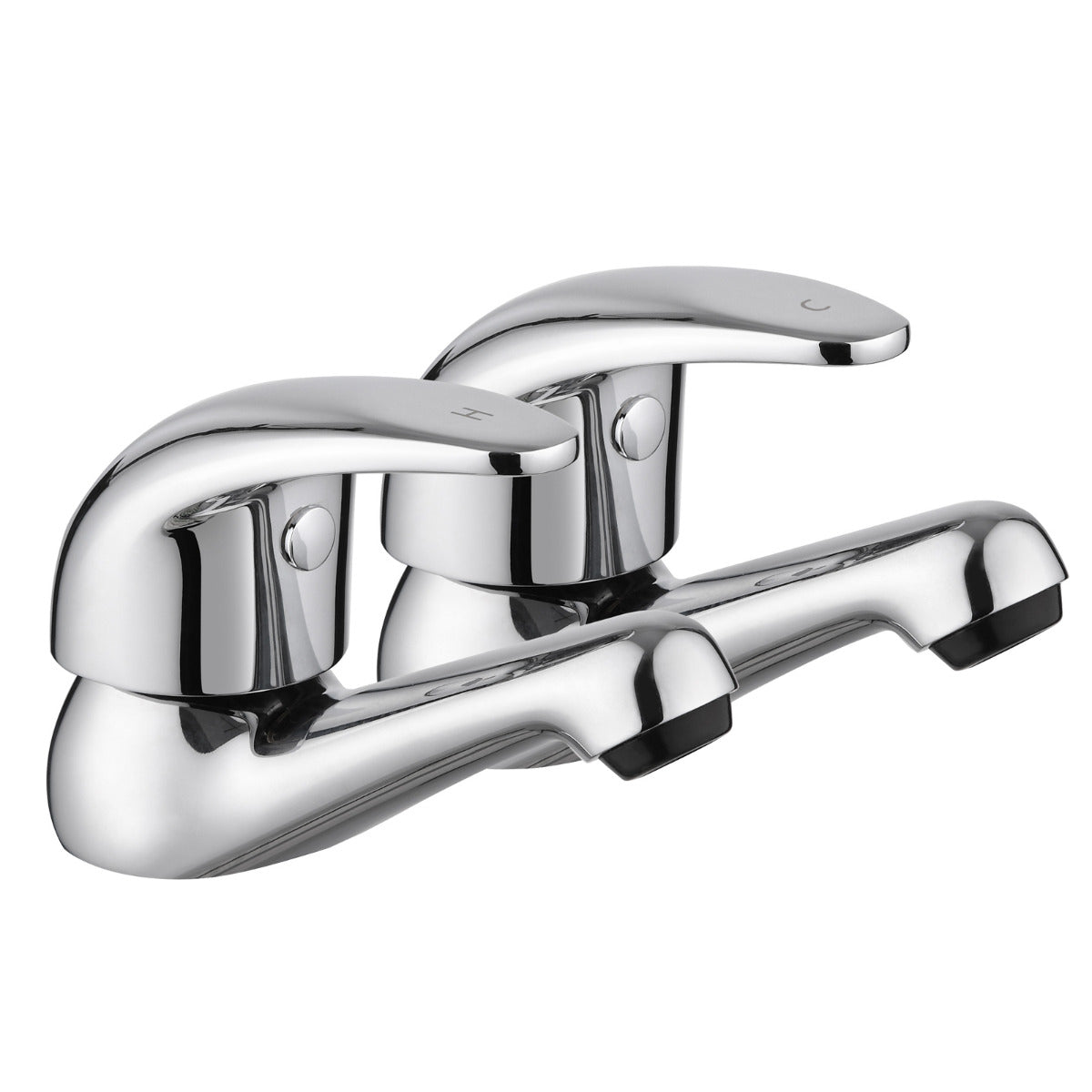 JassferryJASSFERRY Bathroom Sink Taps Lever Basin Taps Chrome-Plated Hot and Cold WaterBasin Taps