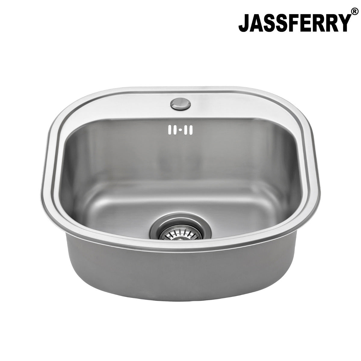 JassferryJASSFERRY Stainless Steel Single Bowl Kitchen Sink with Pre-drilled Tap HoleKitchen Sink
