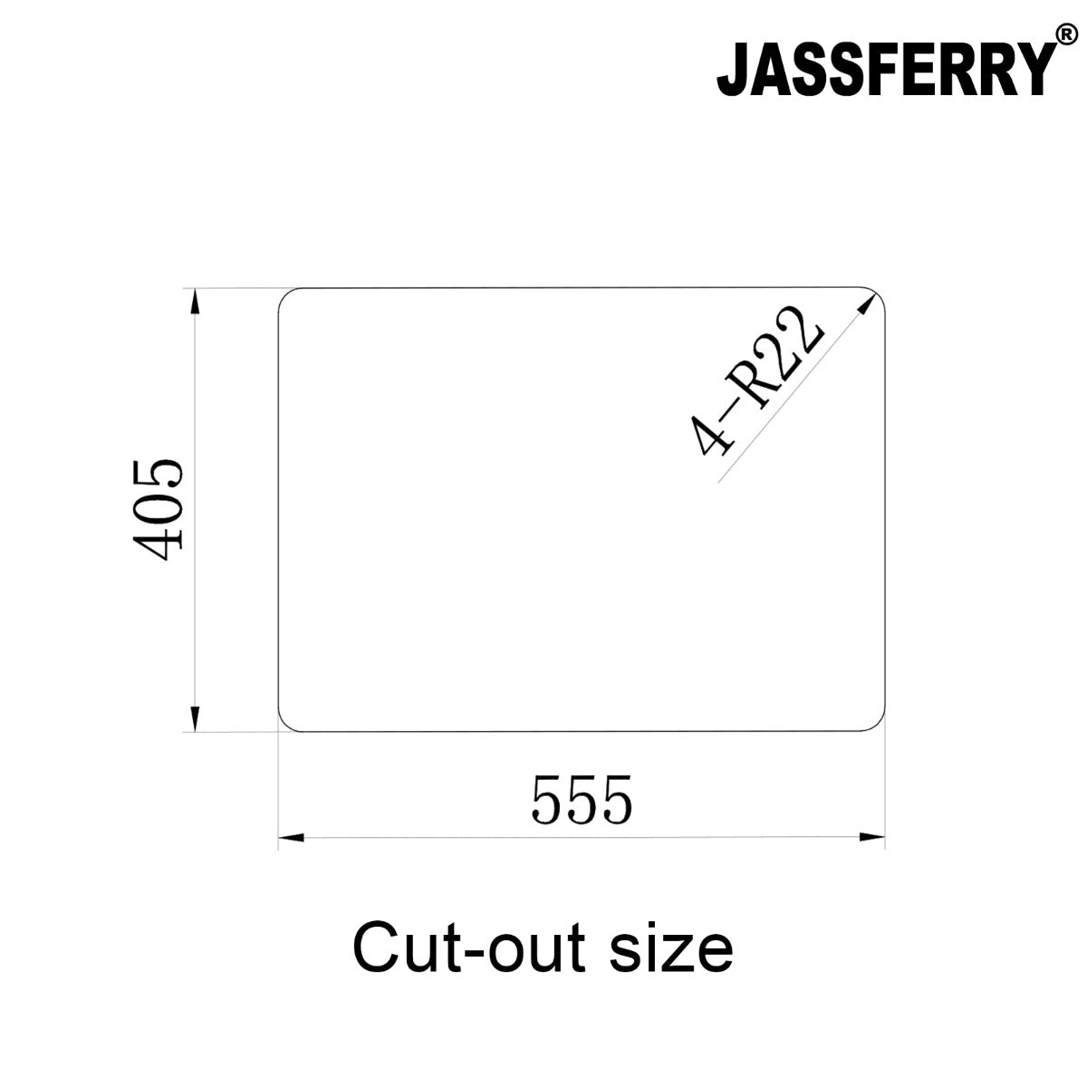 JassferryJASSFERRY Undermount Stainless Steel Kitchen Sink 1.5 Bowl Righthand Half BowlKitchen Sinks