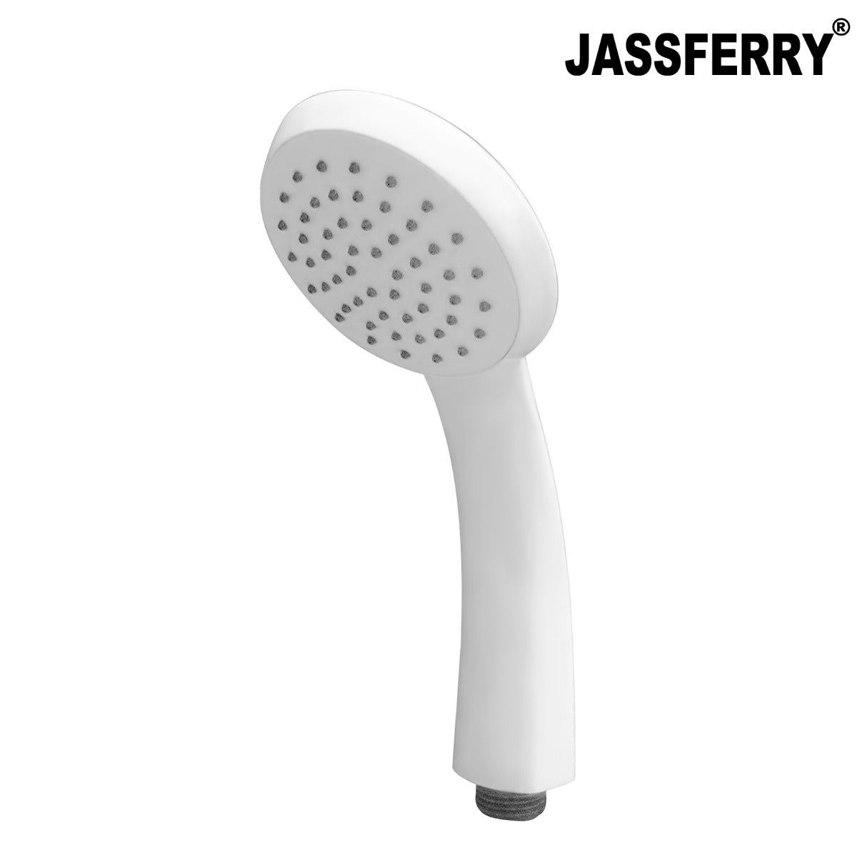 JassferryJASSFERRY White Single Function Handheld Shower Head Replacement Bathroom HandsetShower Heads