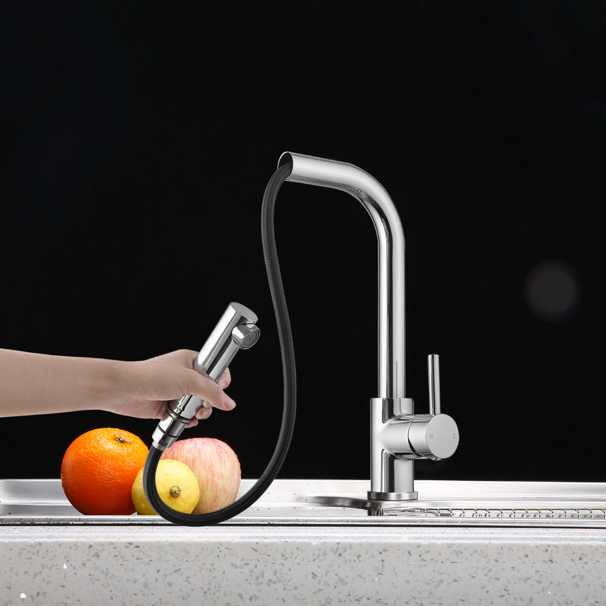 JassferryJASSFERRY Flexible Pull Out Down Hose Kitchen Mixer Tap Flexible Swivel SpoutKitchen taps