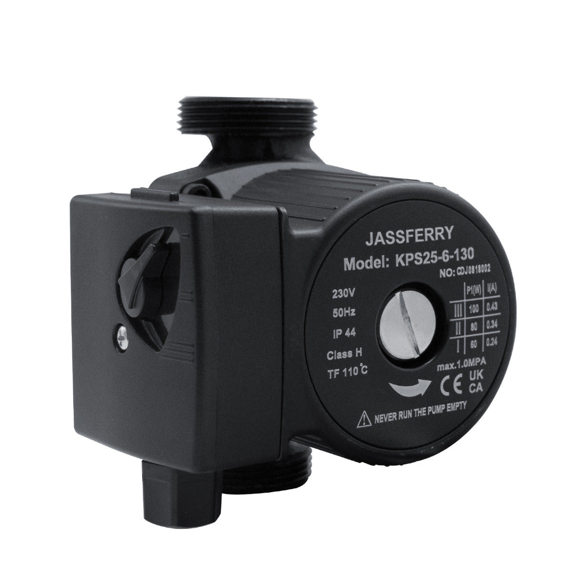 JassferryJASSFERRY Central Heating Pump Hot Water Circulation Pump 3 Speed SwitchHeating Pumps