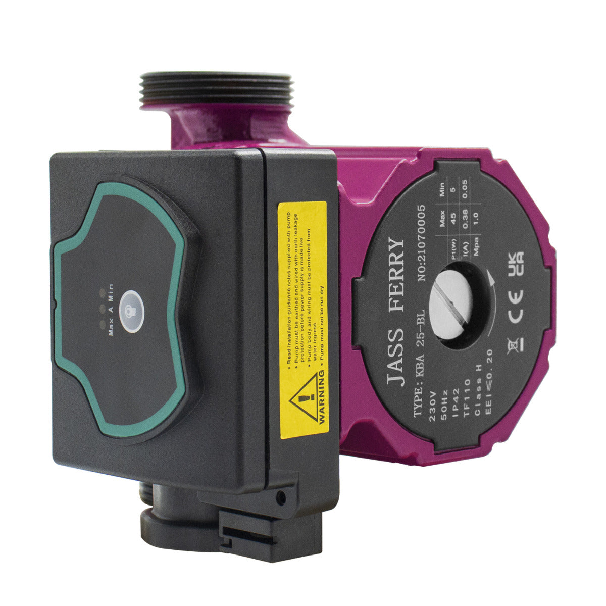 JASSFERRY A-Rated Central Heating Pump Energy Saving Hot Water Circulation Systems -BL