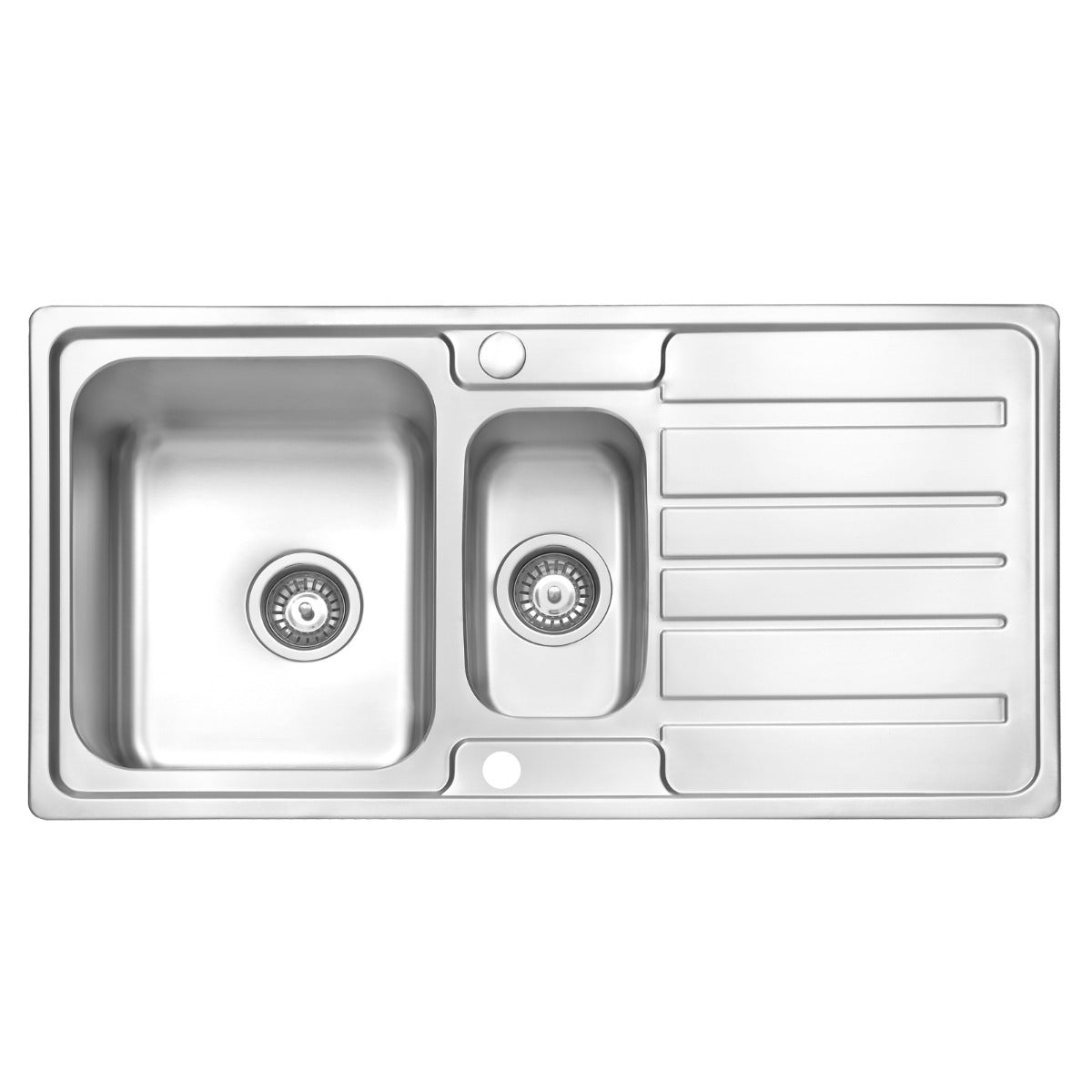 JassferryJASSFERRY Stainless Steel Kitchen Sink Inset One Half Bowl Reversible DrainerKitchen Sinks