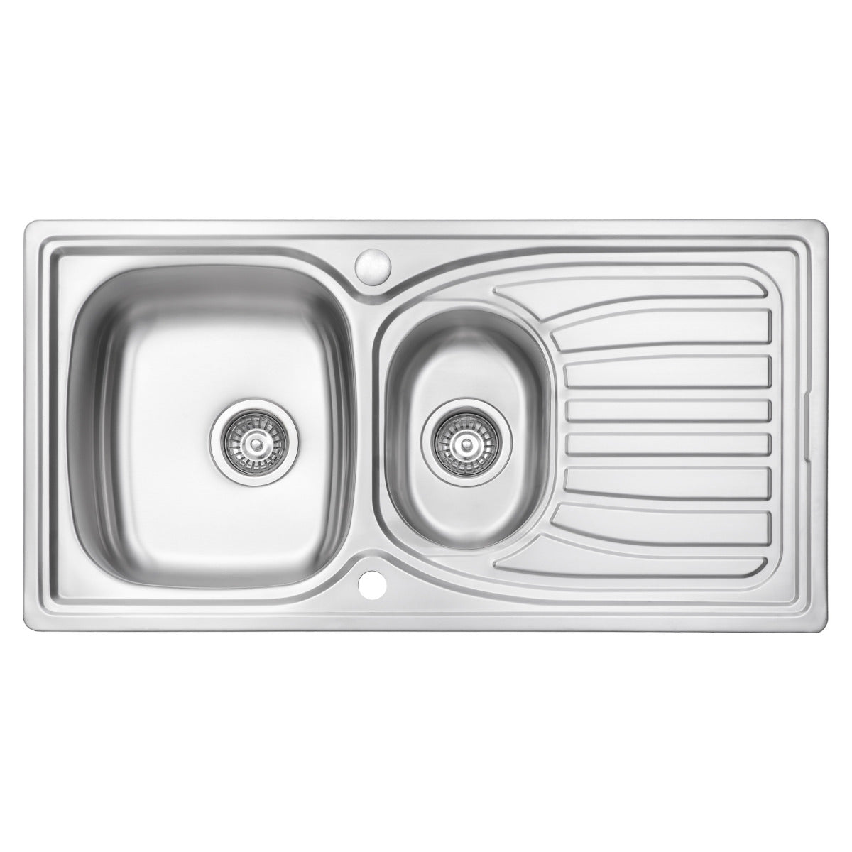 JassferryJASSFERRY Stainless Steel Kitchen Sink Inset One Half Bowl Reversible Drainer - 954Kitchen Sinks