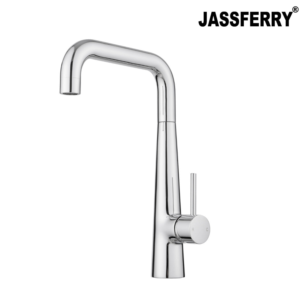 JassferryJASSFERRY Kitchen Sink Mixer Taps Single Handle Swivel Spout Chrome PolishedKitchen taps