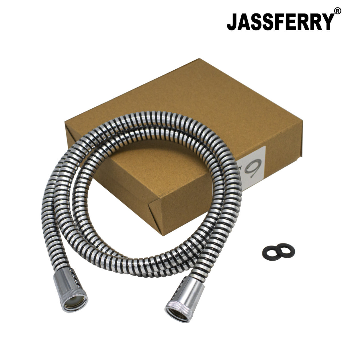 JassferryJASSFERRY New 1.5M(59-Inch) Shower Hose Reinforced Mylar PVC ReplacementShower Heads
