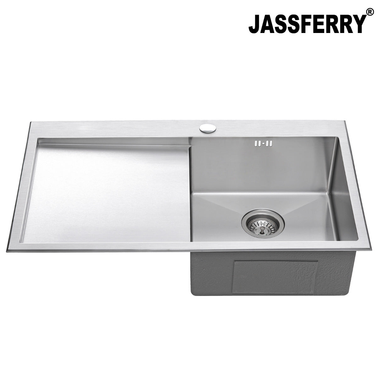 JassferryJASSFERRY Handcrafted Stainless Steel Kitchen Sink Inset 1 Bowl Lefthand DrainerKitchen Sinks