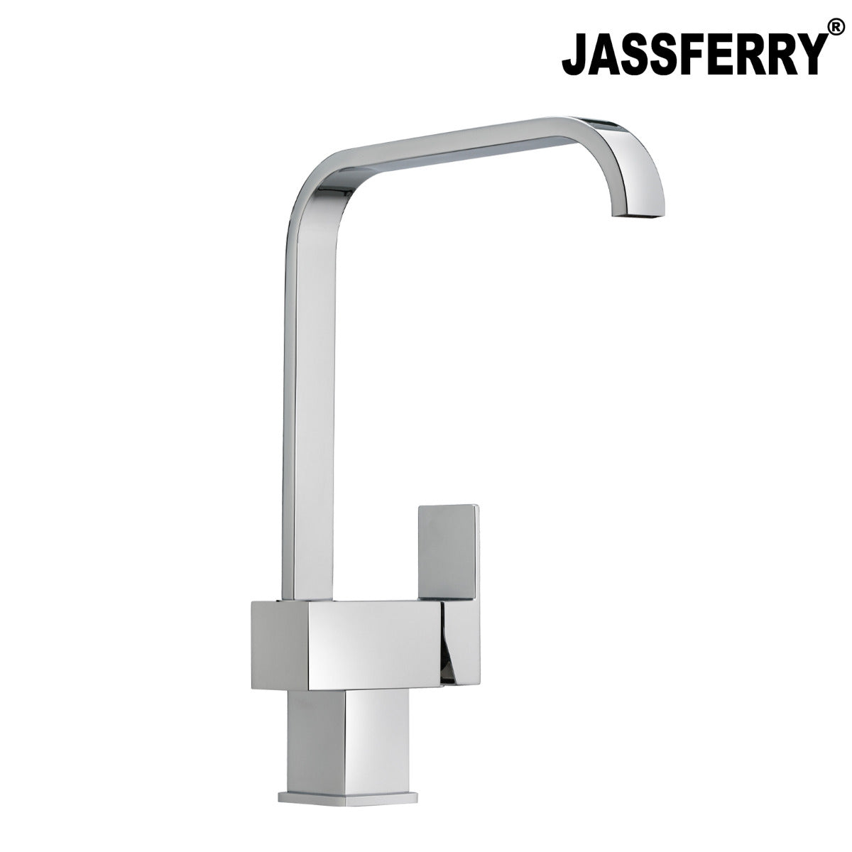 JassferryJASSFERRY New Square Kitchen Sink Tap Mixer Modern Monobloc Brass Swivel SpoutKitchen taps