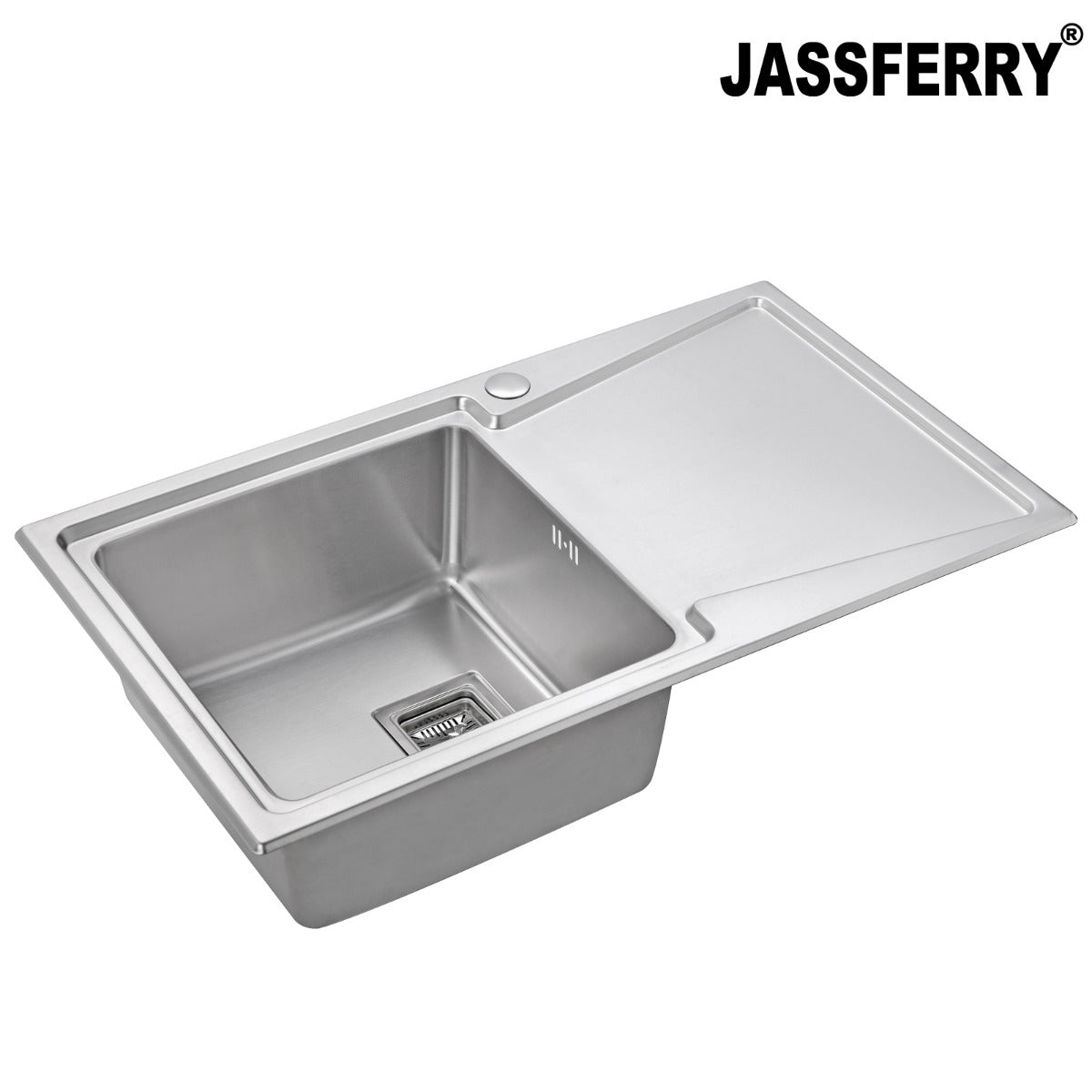 JassferryJASSFERRY Brilliant Stainless Steel Kitchen Sink Single 1 Bowl Righthand Drainer - 671Kitchen Sinks