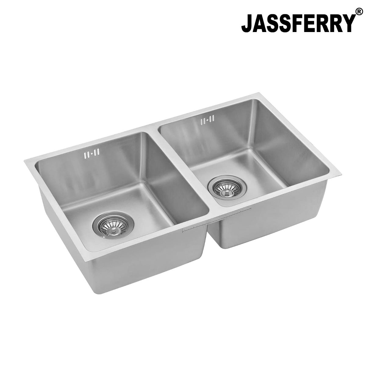 JassferryJASSFERRY Undermount Stainless Steel Kitchen Sink Double Square Bowl - 982Kitchen Sinks