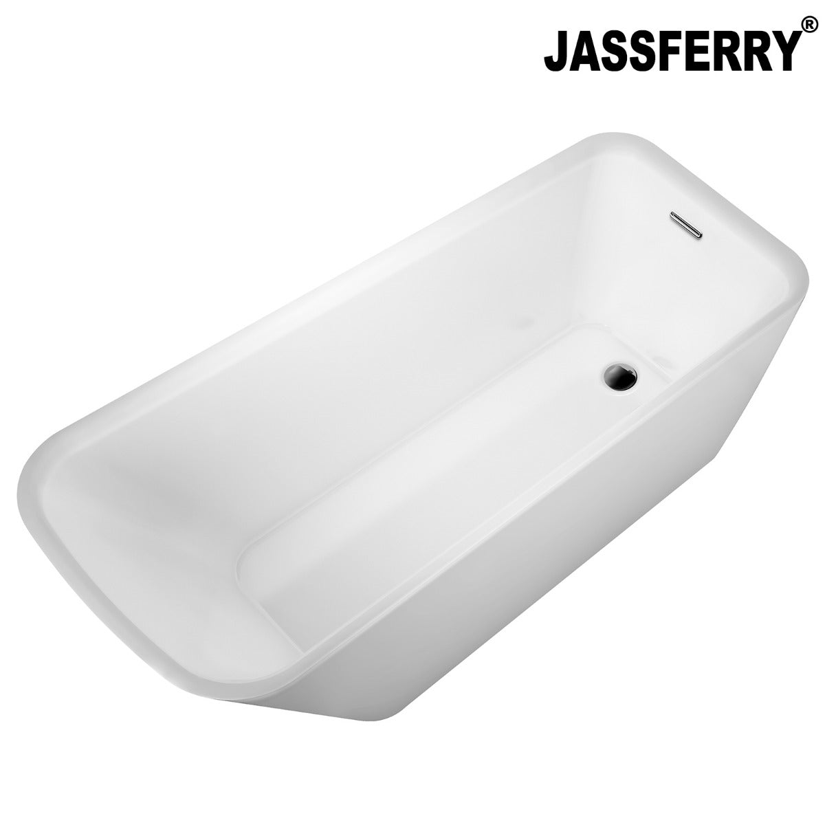 JassferryJASSFERRY Modern Design Rectangular Freestanding Bathtub Soaking BathsBathtubs