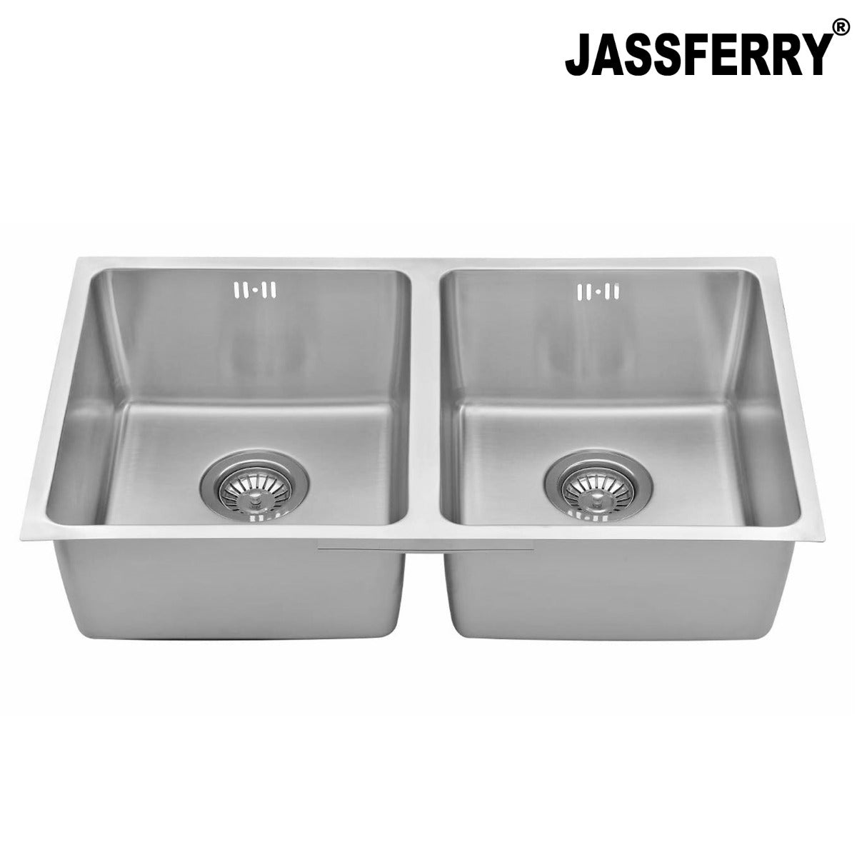 JassferryJASSFERRY Undermount Stainless Steel Kitchen Sink Double Square Bowl - 982Kitchen Sinks