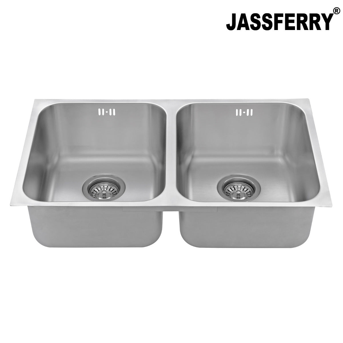 JassferryJASSFERRY Undermount Stainless Steel Kitchen Sink Double Square Bowl - 985Kitchen Sinks