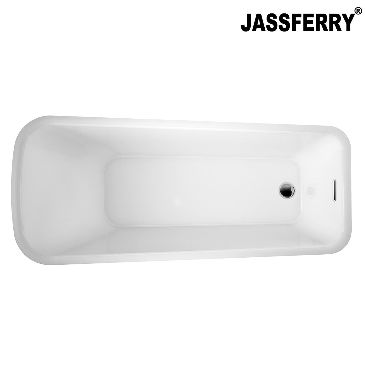 JassferryJASSFERRY Modern Design Rectangular Freestanding Bathtub Soaking BathsBathtubs