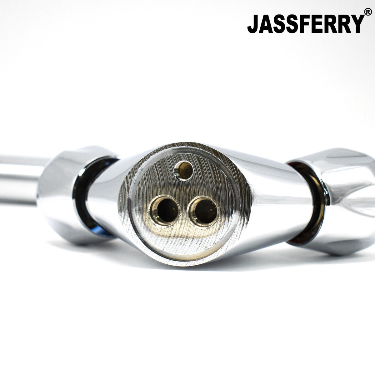 JassferryJASSFERRY Traditional Kitchen Mixer Tap Chrome Polish Dual Lever Swivel SpoutTaps