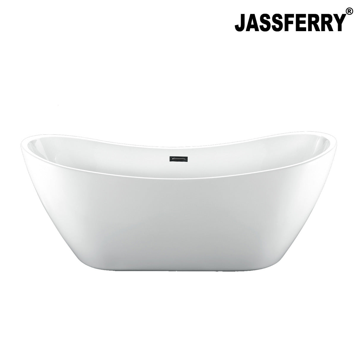 JassferryJASSFERRY Modern Design Freestanding Bathtub Luxury Soaking Baths White AcrylicBathtubs