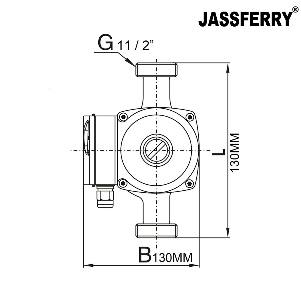 JassferryJASSFERRY New Heating Pump Hot Water Circulating Central System ReplacementHeating Pumps