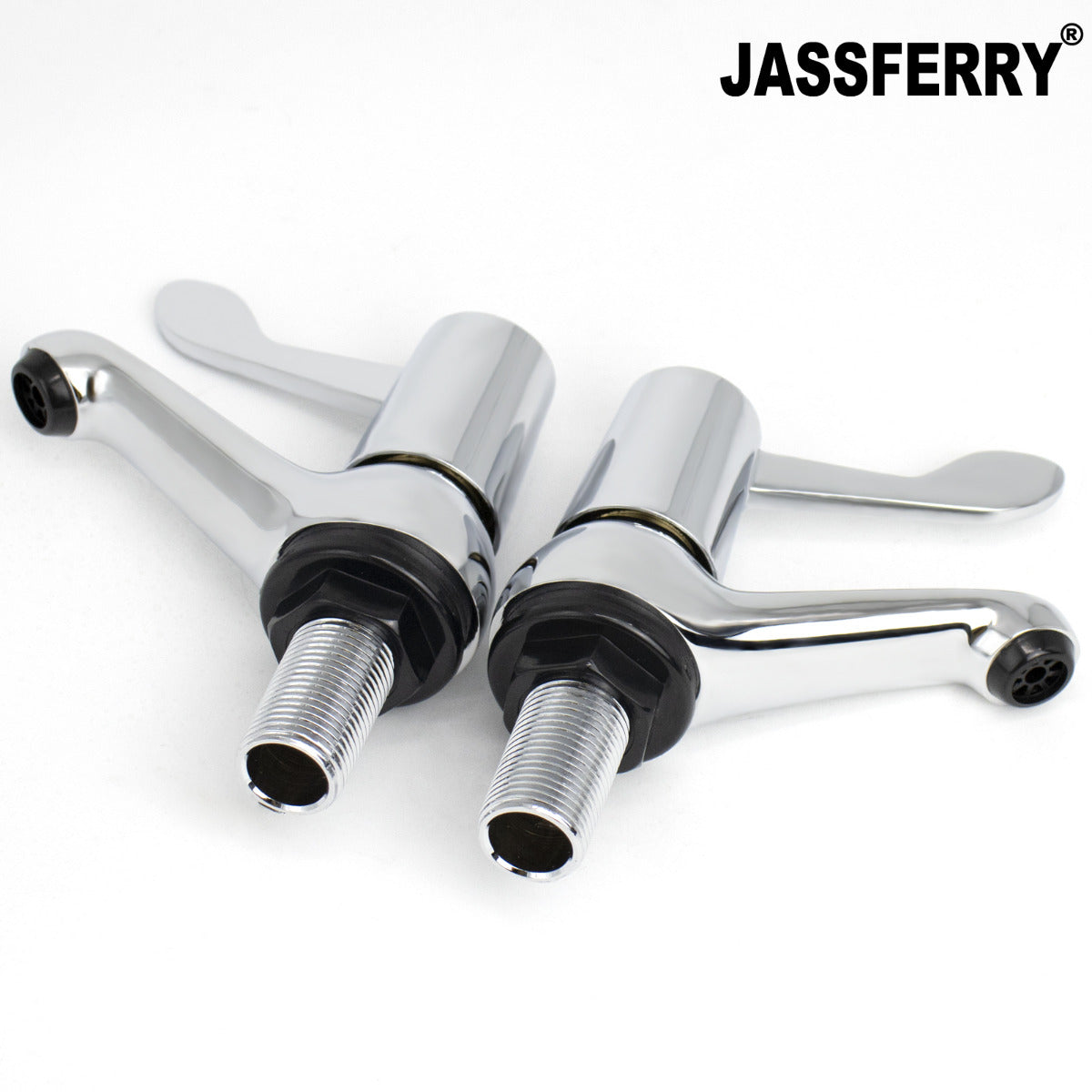 JassferryJASSFERRY 1/2" Basin Taps Pair Traditional Twin Hot & Cold Set FaucetBasin Taps