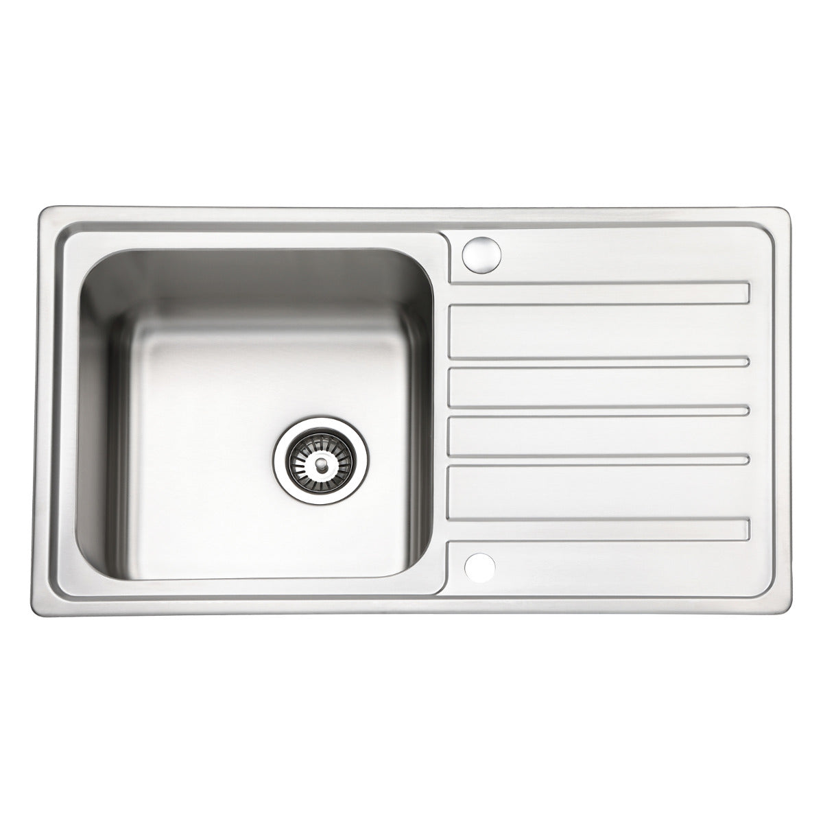 JassferryJASSFERRY Stainless Steel Kitchen Sink Inset Single 1 Bowl 860 x 500 mm Reversible Drainer - 802Kitchen Sinks