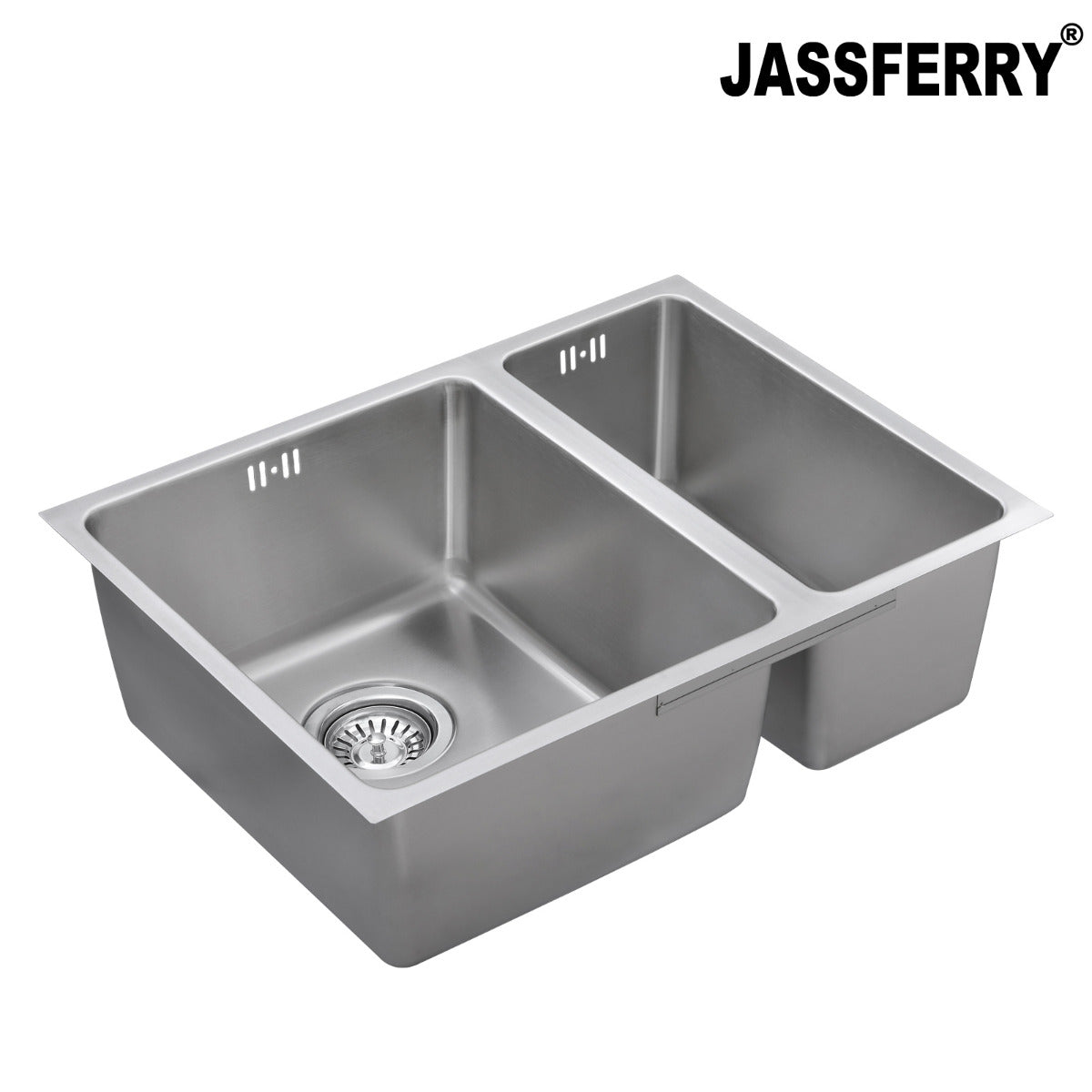JassferryJASSFERRY Undermount Stainless Steel Kitchen Sink 1.5 Bowl Righthand Half BowlKitchen Sinks