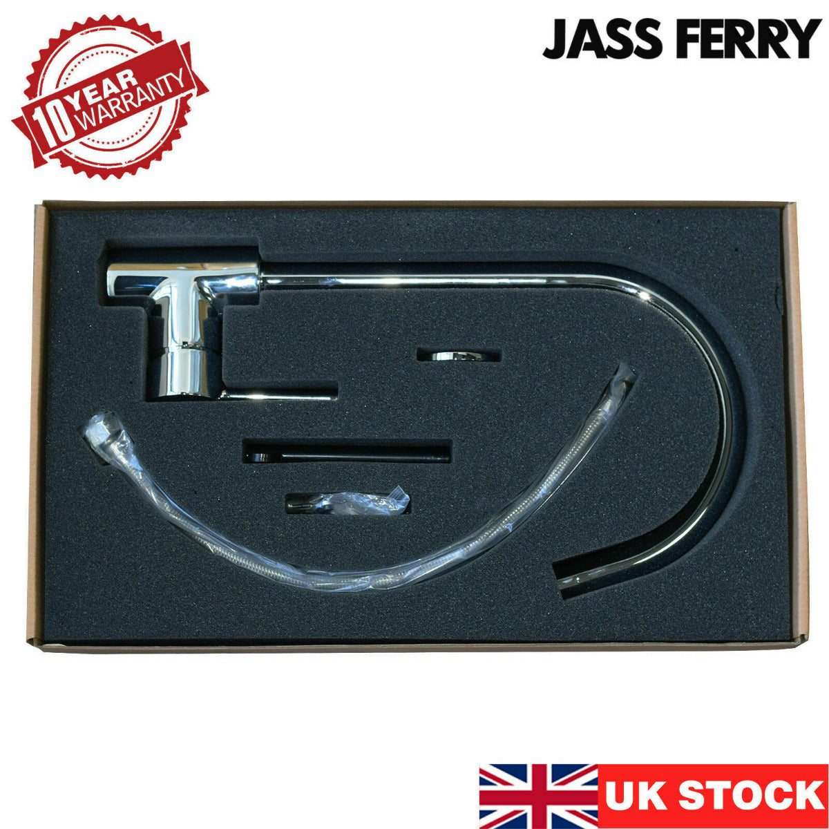 JassferryJASSFERRY New Sink Tap Monobloc Brass Mixer Single Lever Swivel Round FaucetKitchen taps