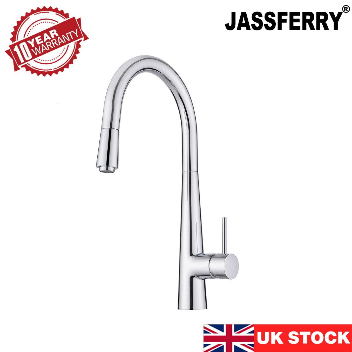 JassferryJASSFERRY Kitchen Sink Mixer Tap with 360 Degree Swivel Spout Single HandleKitchen taps